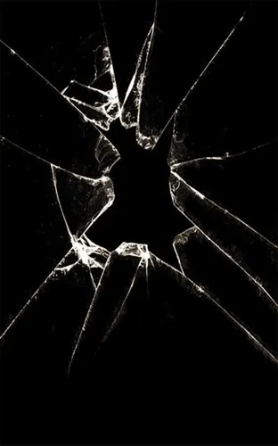 Разбитый Экран Обои на телефон черно-белая фотография паутины