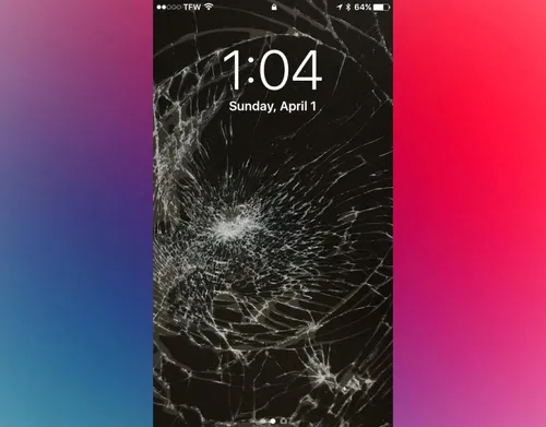 Разбитый Экран Обои на телефон графический пользовательский интерфейс