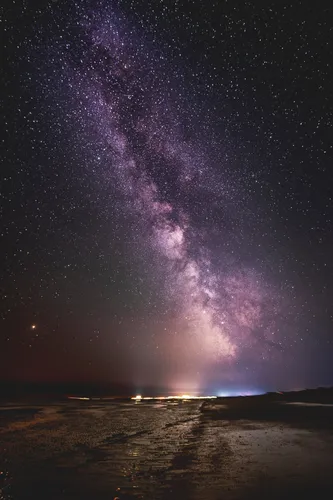 Звездное Небо Обои на телефон звездное ночное небо над пляжем