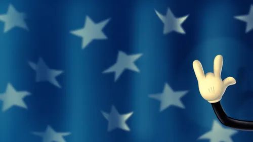 Микки Маус Обои на телефон флаг с рукой человека, держащего флаг