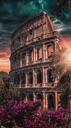 Италия Обои на телефон большое каменное здание