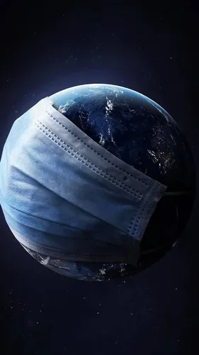 Земля Обои на телефон голубая планета в космосе