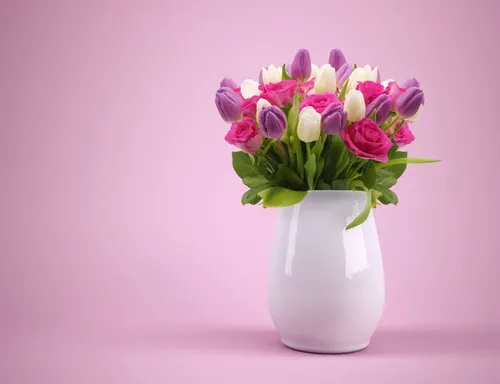Красивые Цветы Обои на телефон ваза с цветами