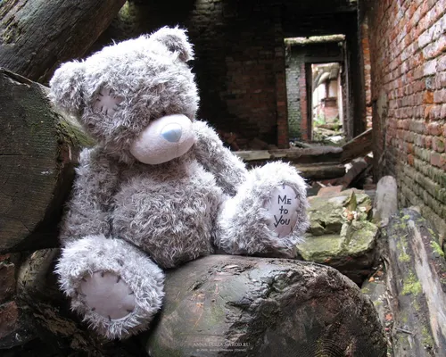 С Мишками Обои на телефон каменная статуя медведя