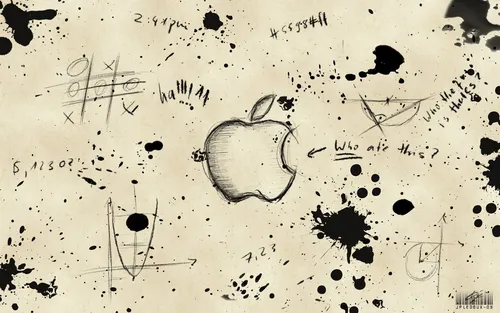 Apple Обои на телефон рисунок руки