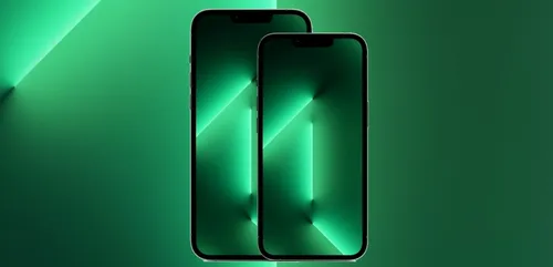 Живые Обои на телефон мобильный телефон с зеленым фоном