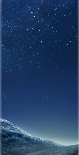 Samsung Galaxy S8 Обои на телефон снежная гора и голубое небо