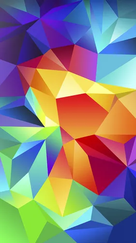 Самсунг Галакси С4 Мини Обои на телефон группа разноцветных квадратов