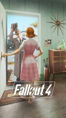 Fallout 4 Обои на телефон женщина в платье