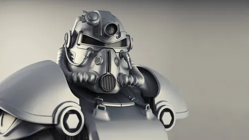 Fallout 4 Обои на телефон робот с пистолетом