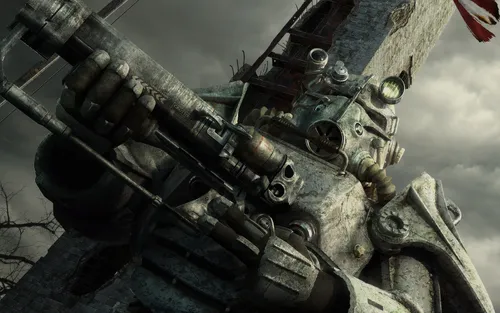 Fallout 4 Обои на телефон крупный план военного автомобиля