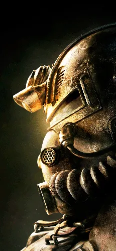 Fallout 4 Обои на телефон человек в шлеме
