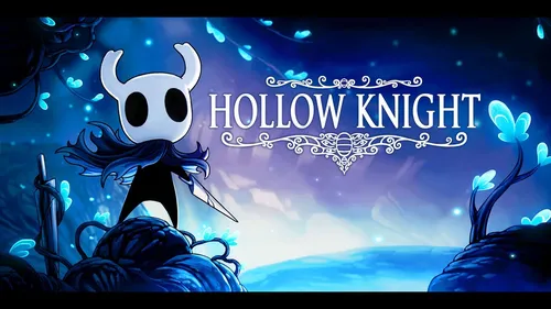 Hollow Knight Обои на телефон мультипликационный персонаж на синем фоне