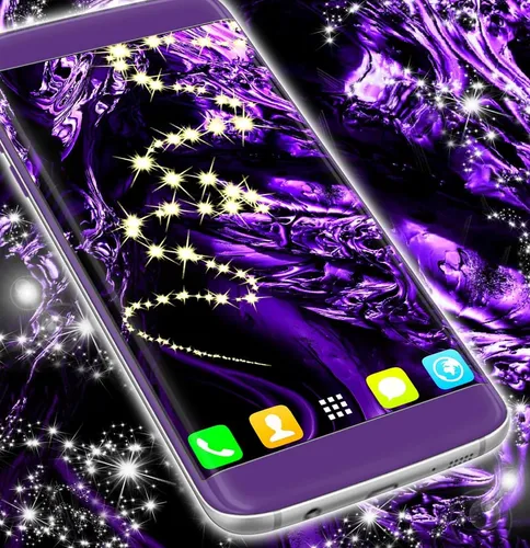 Интерактивные Обои на телефон фиолетовый мобильный телефон