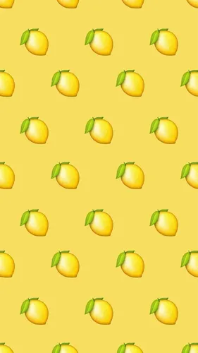 Лимоны Обои на телефон букет желтых фруктов