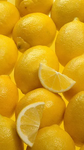Лимоны Обои на телефон куча лимонов