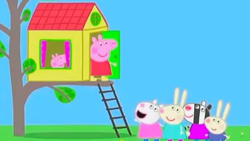 Дом Свинки Пеппы Картинки группа анимированных животных