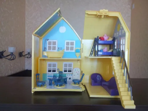 Дом Свинки Пеппы Картинки игрушечный домик с горкой