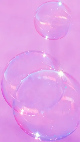 Розовые Обои на телефон пара розовых пузырей
