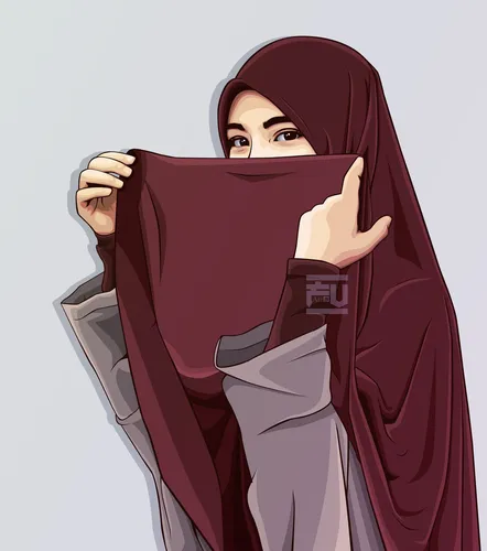 Алисса Субандоно, Мусульманские Картинки человек в красном халате
