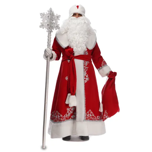 Деда Мороза Картинки человек в красно-белой одежде, держащий лопату для снега