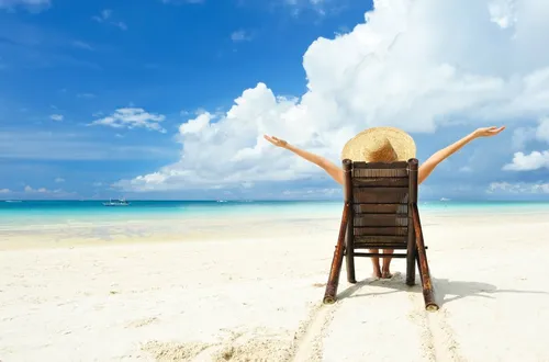 Отпуск Картинки кресло на пляже
