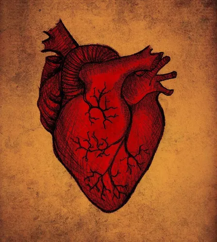 Сердце Картинки красная татуировка на руке человека