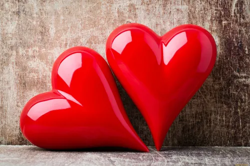 Сердце Картинки пара красных предметов в форме сердца