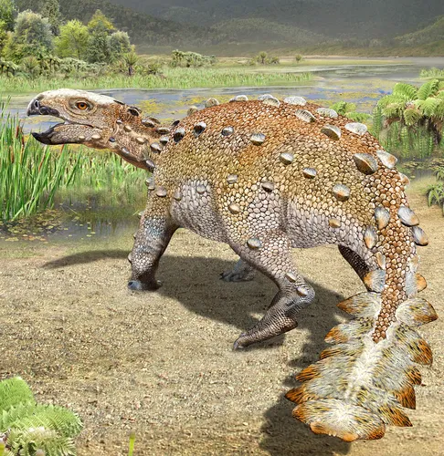 Динозавров Картинки ящерица с длинной шеей