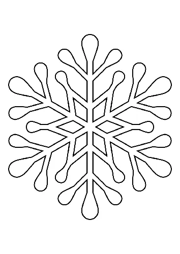 Снежинок Картинки форма