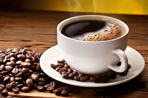 Кофе Картинки чашка кофе и кофейных зерен