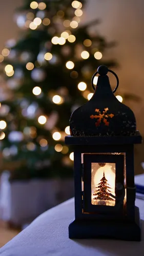 Рождественский Сочельник Картинки фонарь с изображением на нем