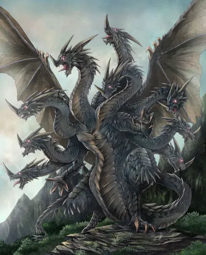 Драконов Картинки искусство нападения дракона на человека