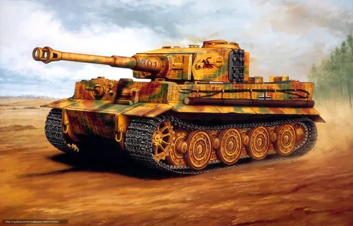 Танк Тигр Обои на телефон военный танк на деревянной поверхности