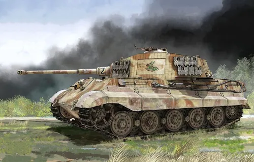 Танк Тигр Обои на телефон военный танк с дымом, выходящим из него
