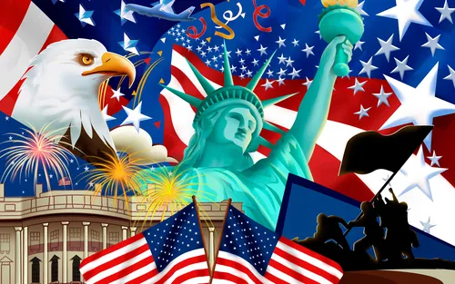 Флаг Америки Обои на телефон эстетика