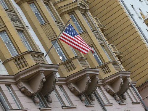 Флаг Америки Обои на телефон флаг на здании