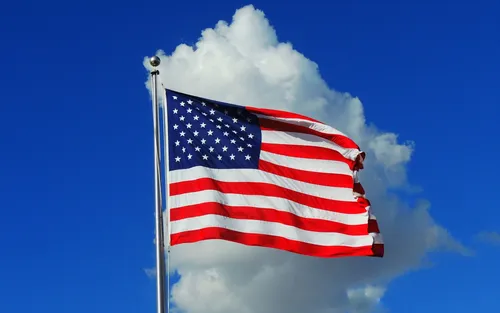 Флаг Америки Обои на телефон флаг на шесте