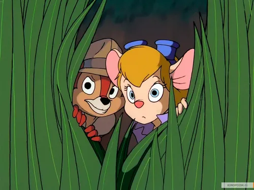 Чип И Дейл Обои на телефон группа детей в зеленых джунглях
