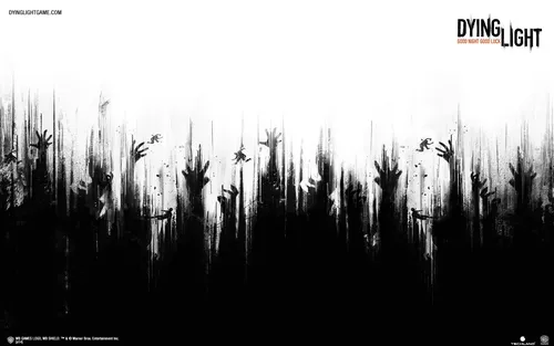 Dying Light Обои на телефон черно-белое фото деревьев
