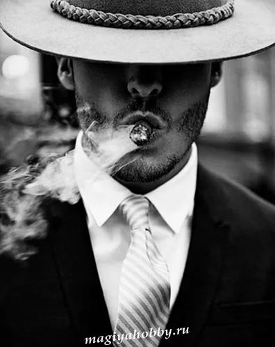 Крутые На Аву Фото мужчина в шляпе, костюме и галстуке
