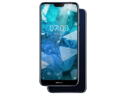 1560Х720 Обои на телефон черный смартфон с синим экраном