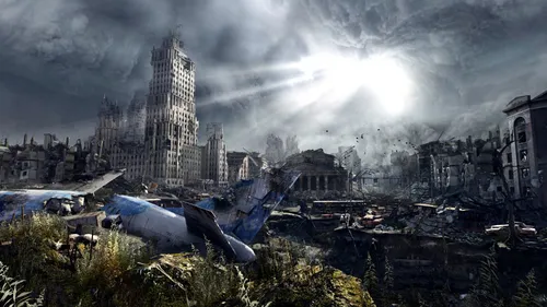 Постапокалипсис Обои на телефон разрушенный город со зданиями