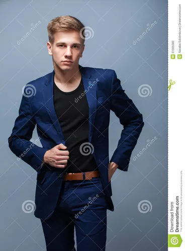 Парня Фото мужчина в синем костюме