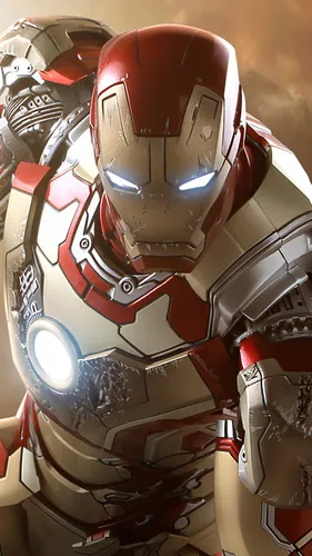 Iron Man Обои на телефон крупный план робота