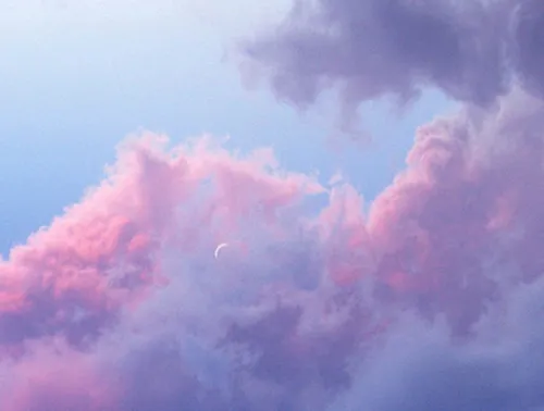 Эстетика Фото розовое и голубое небо