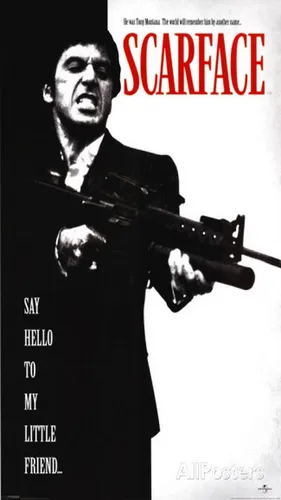 Лицо Со Шрамом Обои на телефон мужчина с пистолетом