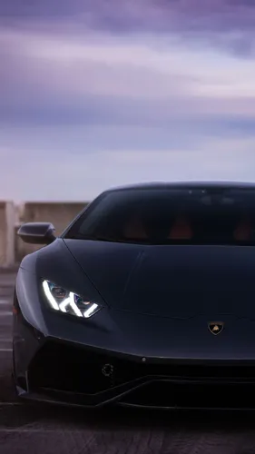 Lamborghini Huracan Обои на телефон автомобиль, припаркованный на парковке