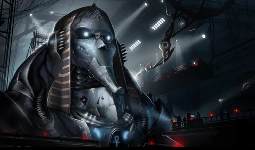 Pharaoh Обои на телефон большой металлический робот