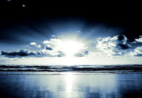 Hd Море Обои на телефон пляж с облачным небом